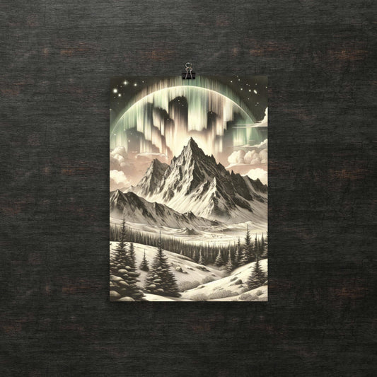 Flüstern des Aurora Mountain – Poster