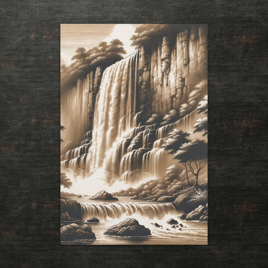 Wasserfallgeflüster: Gelassenheit im Berghain – Postkarte
